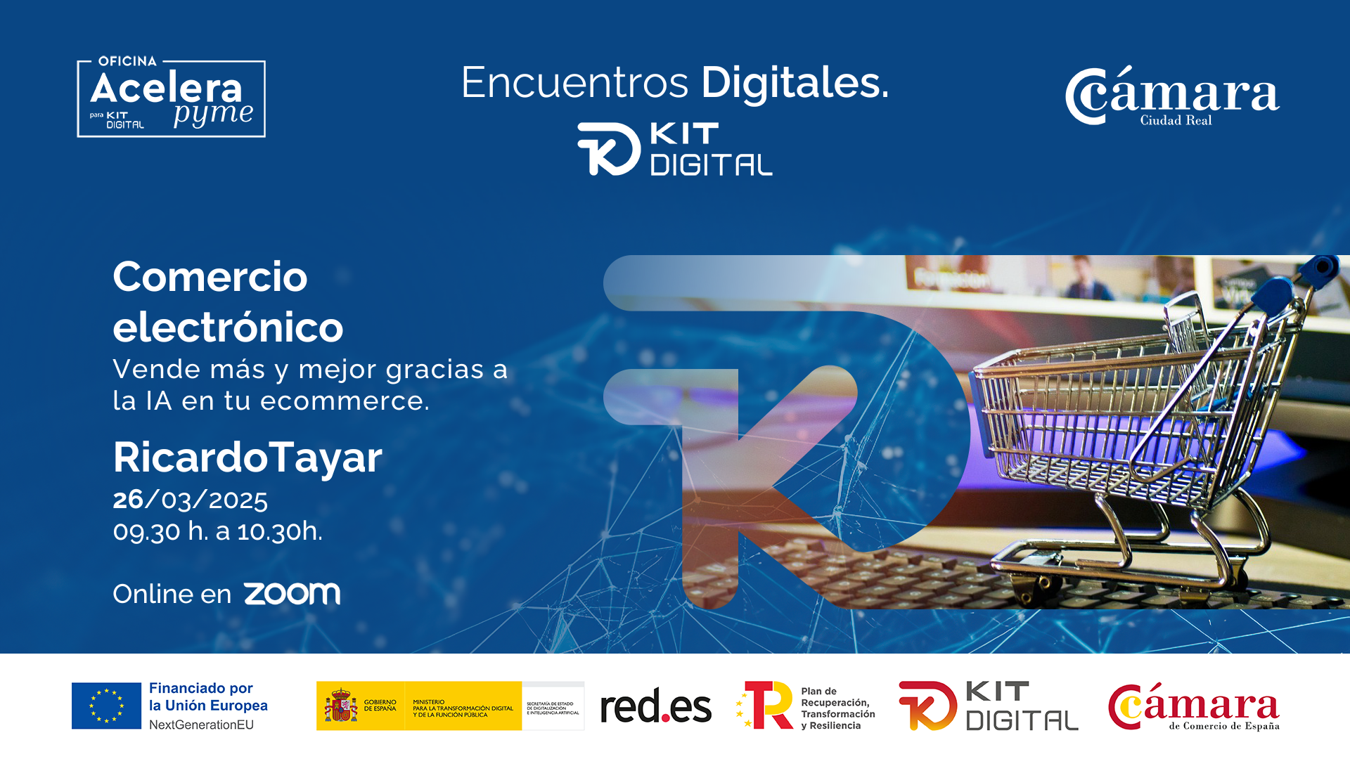 Encuentro Digital KIT DIGITAL 4. Comercio electrónico: Vende más y mejor en tu e-commerce con la IA