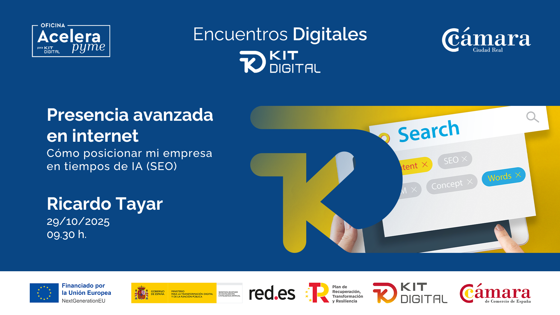 Encuentro Digital KIT DIGITAL 13 - Presencia avanzada en internet - Como posicionar mi empresa en tiempos de IA (SEO)
