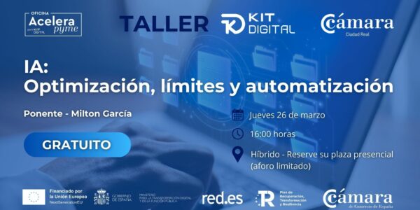 Taller Kit Digital – IA: Optimización, límites y automatización